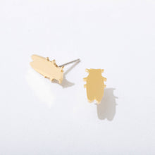 Load image into Gallery viewer, Little Cicada Stud Earrings