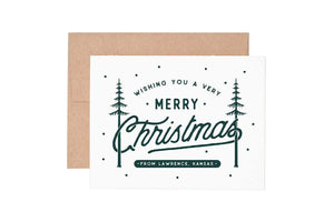 Merry Christmas From Knoxville, TN Greeting Card Set (6 cards) - Minimal Optimist, LLC