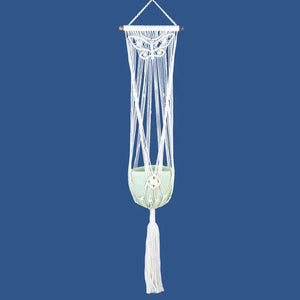 Macramé Plant Hanger:  Dragonfly