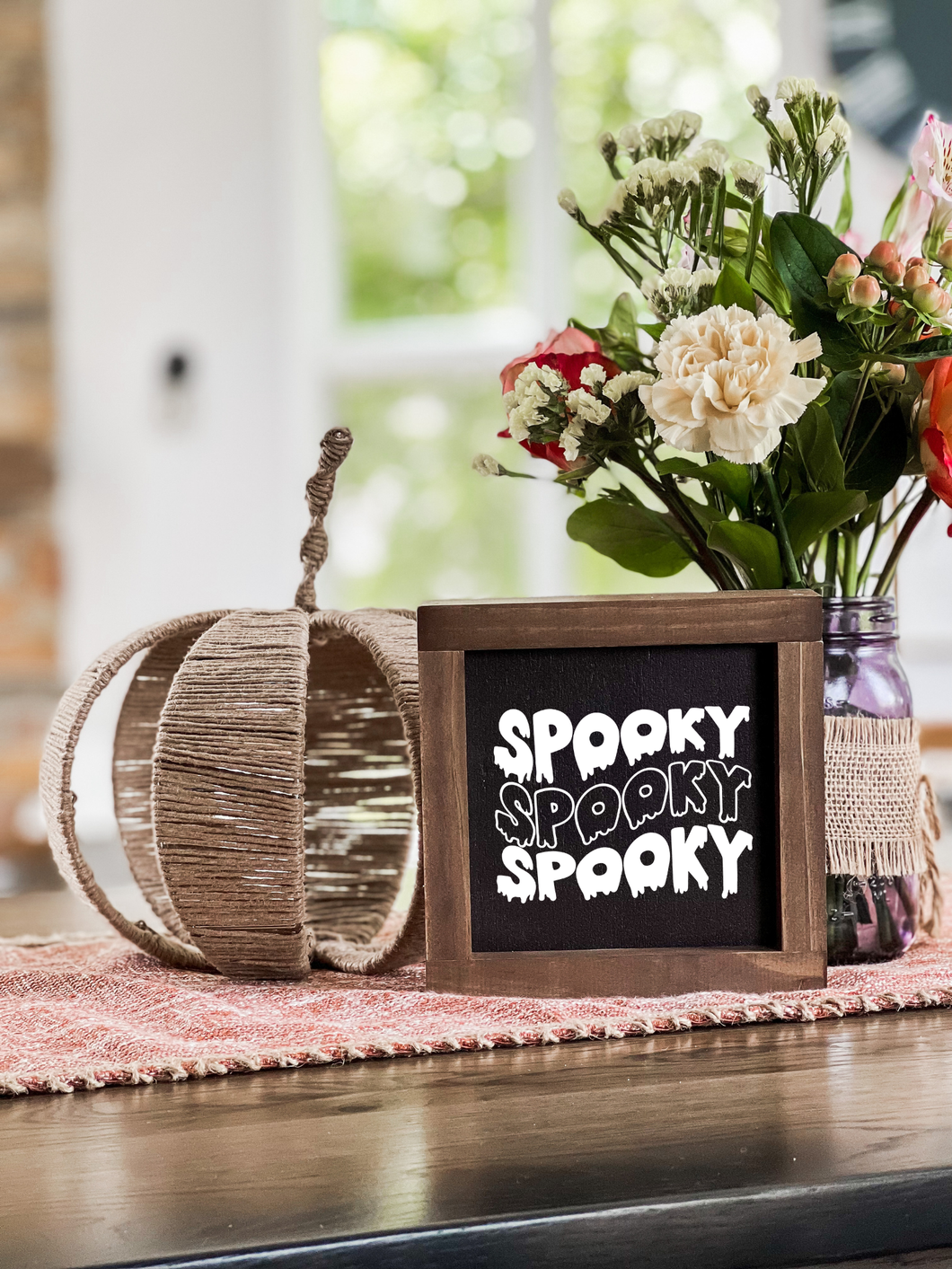 Spooky Halloween Wood Sign | Halloween Decor