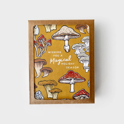 Magical Holiday Season - Mushroom Boxed Card Set of 8