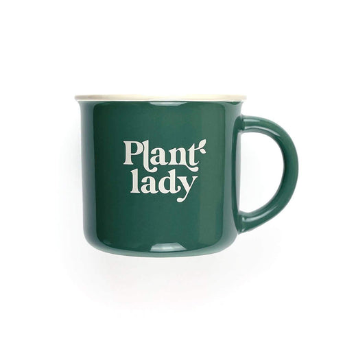 Plant Lady Stoneware Coffee Mug - Minimal Optimist, LLC