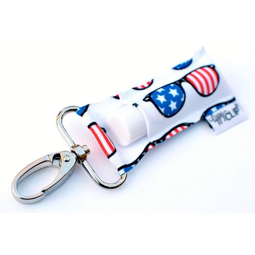 Stars and Stripes Shades LippyClip® Lip Balm Holder - Minimal Optimist, LLC