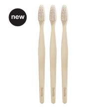 Load image into Gallery viewer, Davids premium bamboo toothbrush | adult soft | 3 pack