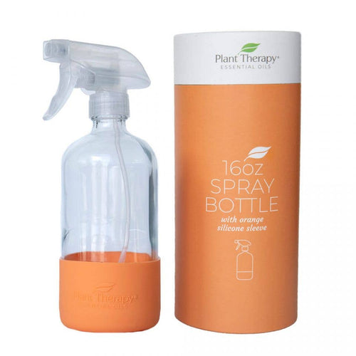Glass Spray Bottle ( Orange )
