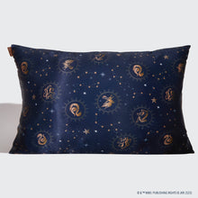 Load image into Gallery viewer, Harry Potter x kitsch Satin Pillowcase- Midnight at Hogwarts