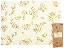 Load image into Gallery viewer, Bread Wrap - 17” x 23” (43 x 58 cm) in Honeycomb Print - Minimal Optimist, LLC