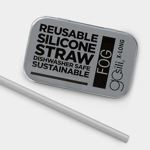 GoSili Reusable XLong Silicone Straw, 1 pk - Minimal Optimist, LLC
