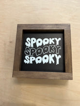 Load image into Gallery viewer, Spooky Halloween Wood Sign | Halloween Decor