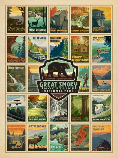 Great Smoky Mountains National Park Multi Puzzle - 500 pc