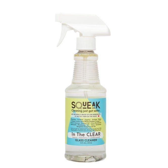 Squeak In The CLEAR Glass Cleaner | lemon, rosemary + cedarwood - Minimal Optimist, LLC