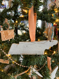 Tennessee State Wooden Ornament