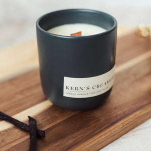 Kern's Creamery Candle (Creamy Vanilla & Coconut Sugar)
