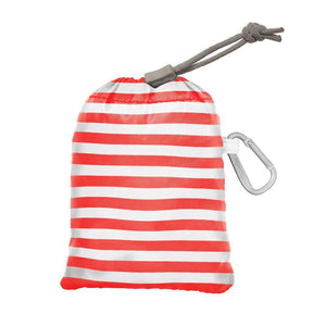 ChicoBag Vita Coral Stripe Shopping Bag - Minimal Optimist, LLC