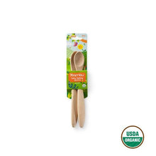 Load image into Gallery viewer, Bambu | Organic Baby&#39;s Feeding Spoons - Set of 2 (6M) - Minimal Optimist, LLC